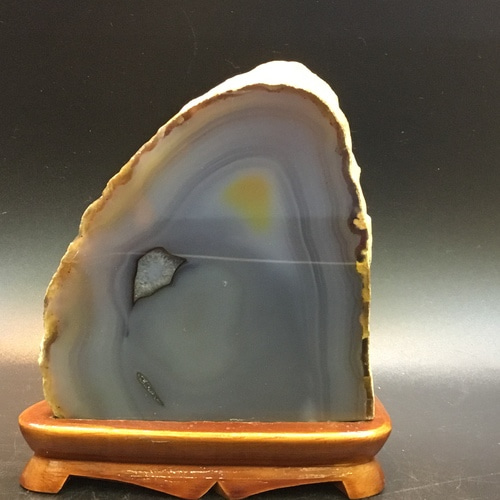천연원석 관상용 아게이트 Agate 마노 432g H12cm W 9cm (1점)