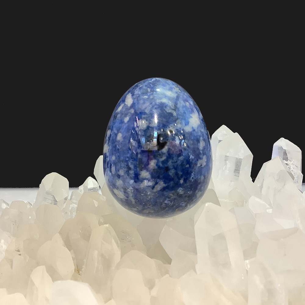 천연원석 관상용 라피스라줄리 계란형 에그스톤 69g h41x32mm (1점)