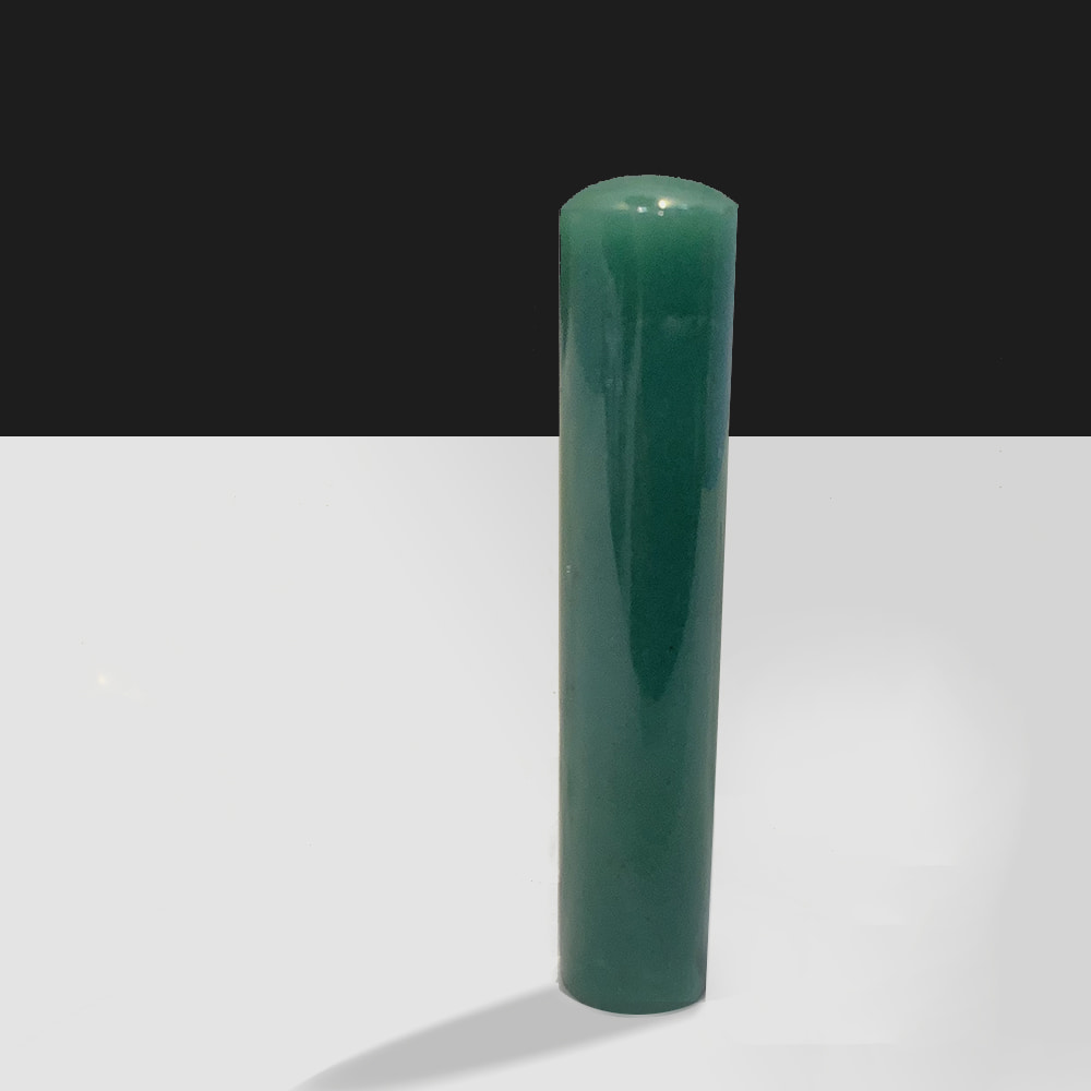천연원석 아벤츄린 도장 34g h7.5 w1.5cm 도장재 (1점)