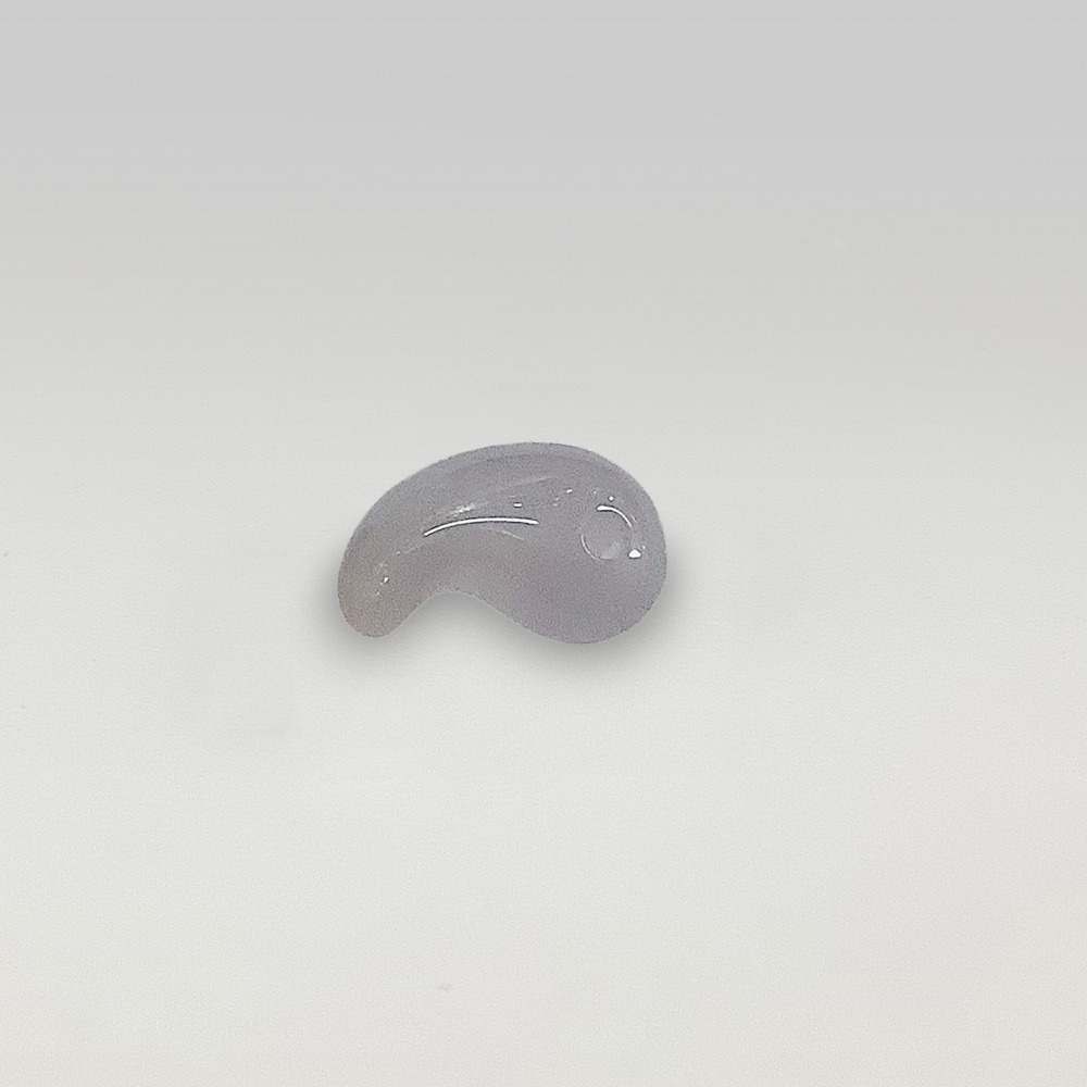 천연 원석 블루레이스 아게이트 곡옥 h6x10mm